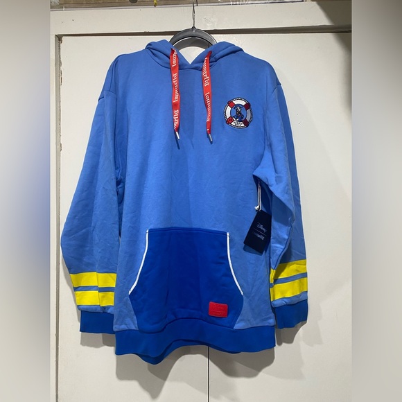 Loungefly Disney Sweatshirt Hoodie Mens medium Donald Duck 90th Anniversary NWT - Picture 2 of 10